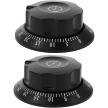 2 Stück Glocken-Erinnerungsschalterknopf Mechanischer Countdown-Timer Kochtimer-Erinnerung Manuelles Kochen Kunststoff