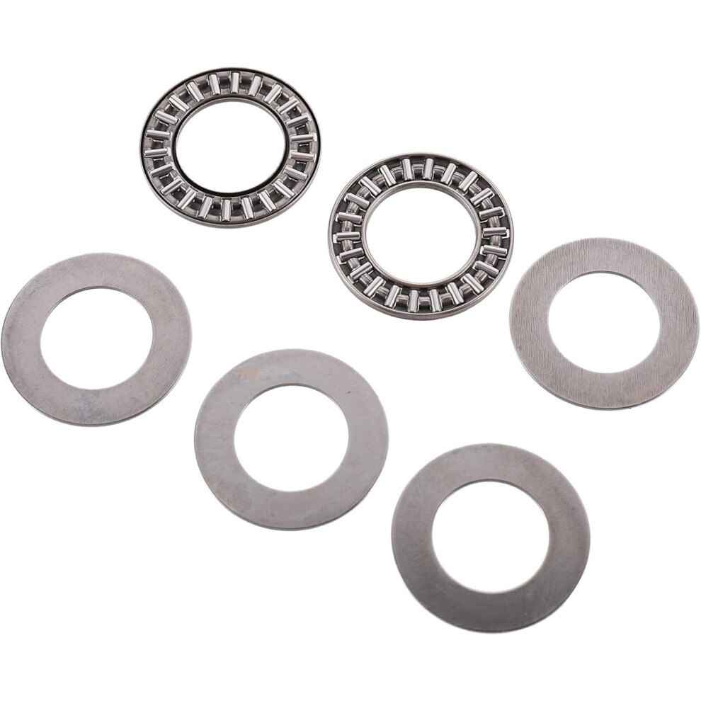 2 Sets 20Mm Id Thrust Needle Roller Bearings With Washers, 5455468304934