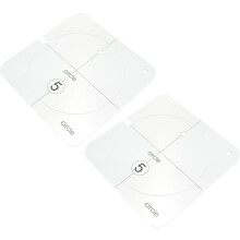 2 plantillas/reglas para acolchado a máquina, acolchado sin movimiento, suministros para acolchado DIY, patchwork y manualidades de costura.