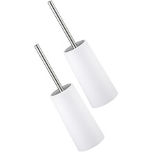 2-teiliges WC-Bürsten- und Halterset mit geruchsdichter Aufbewahrung und ergonomischem Griff
