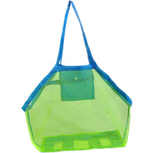 2pcs Beach Toy Storage Bag Mesh Tote Toys Shell Bag Outdoor Beach Container for Boys and Girls Playtime