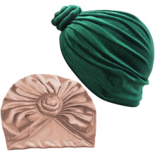 Turban-Hüte für Damen: Stilvolle, elastische Kopftücher mit einzigartigen ethnischen Mustern und floralem Boho-Design