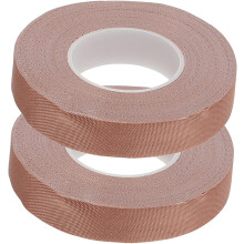 Breathable Silk Adhesive Finger Tape for Guzheng and Pipa, 2pcs Light Brown Hand-tearable Tape