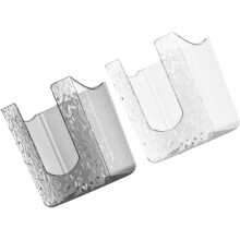 2er-Set Aufbewahrungsboxen für Feuchttücher zur Wandmontage, Taschentuchboxhalter, 26 x 12 x 10 cm, aus tierfreundlichem Material, elegantes Design
