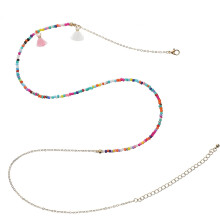 2 cadenas de cintura con cuentas de colores, estilo bohemio étnico, para el cuerpo, accesorios de playa y bikini para mujer.