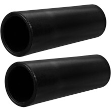 2 Stück schwarze Schirmspitzenkappen, Ersatz-Endkappen aus Kunststoff, Regenschirm-Reparaturzubehör