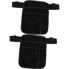 2er-Set Kellner-Gürteltasche aus Canvas, verstellbarer Gürtel, Mehrzwecktasche