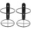 2pcs Single Wine Rack Wall Wine Holder Creative Decorative Shape Iron Sturdy for Bars and Shops 1