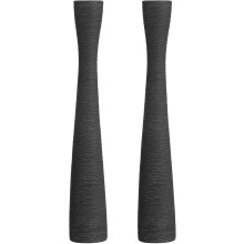 2 Stück Keramikvase, hohe Blumenflaschen, schlanke Tonvasen mit schmalem Hals und vielseitigen Akzenten, praktische Gefäße