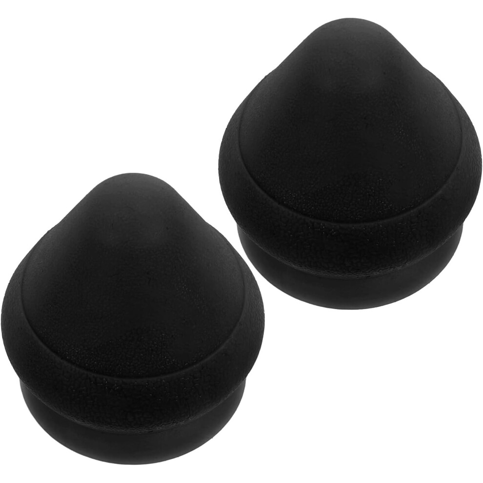 Hkhbjs Black 2Pcs Mountable Massage Balls With Suction Cup, Handheld Manual Muscle Massager Made Of Sturdy Tpe