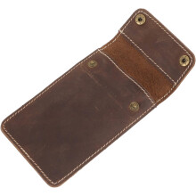 2er-Pack Leder-Uhrentasche, Vintage-Uhrenetui, tragbares Lederetui, Kaffee