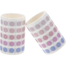 2 Stück Washi-Tape-Spiralsticker in Basisfarben für Journaling und Planer