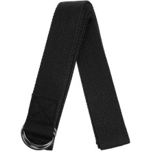 2 m langes schwarzes Yoga-Gurtband, Sport-Stretchband, Trainingsseil