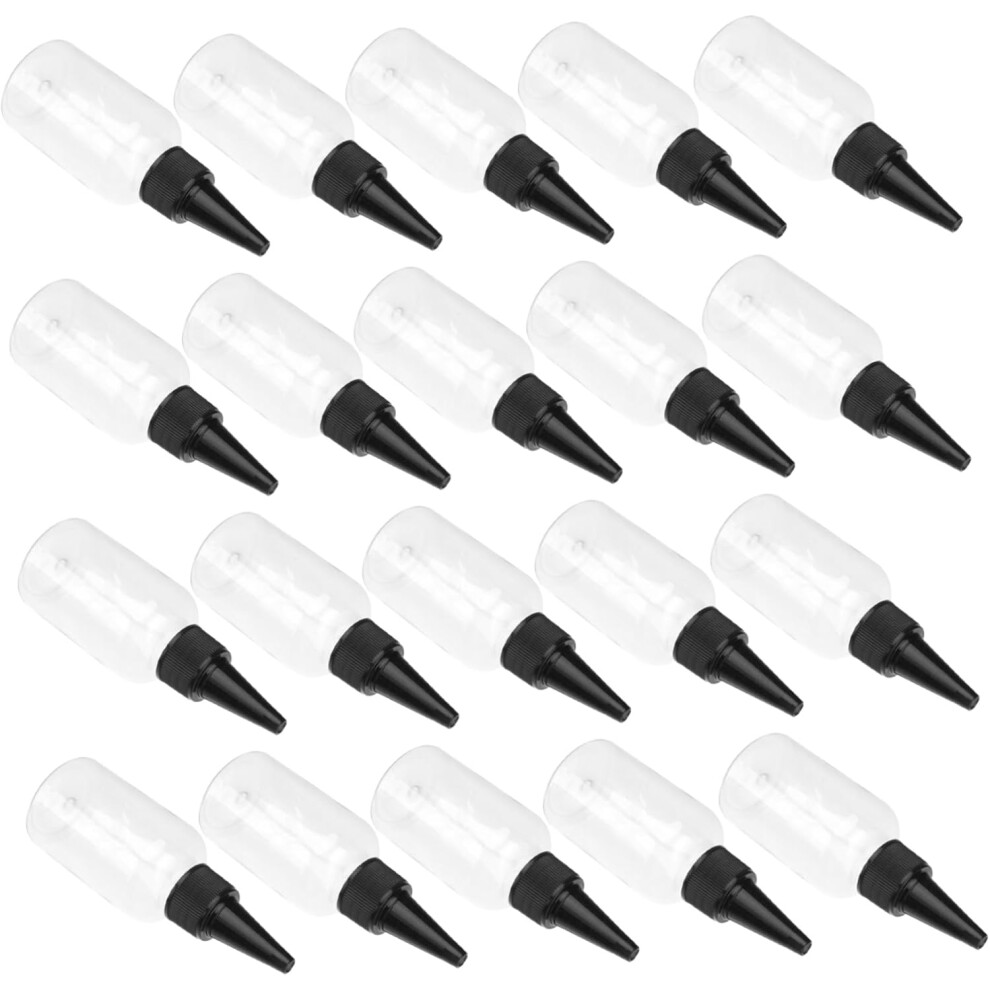 Hkhbjs 20Pcs Plastic Squeeze Bottles For Glue Lotion Bottle Tip For Travel Toiletries And Oil Dispensing