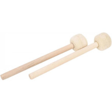Bassdrum-Schlägel mit Holzgriff, 2 Stück, Filzköpfe, rutschfeste Drumsticks für Erwachsenen-Bandübungen und -Auftritte