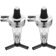 2 Stück schwarze Schleifen-Schuhclips aus Stoff, dekorative Accessoires für Damenpumps und High Heels