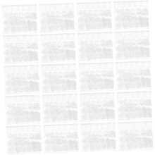 20 Sheets Nail Glue Stickers for False Nail Tips Adhesive Double-Sided Tabs for Easy to Apply and Remove