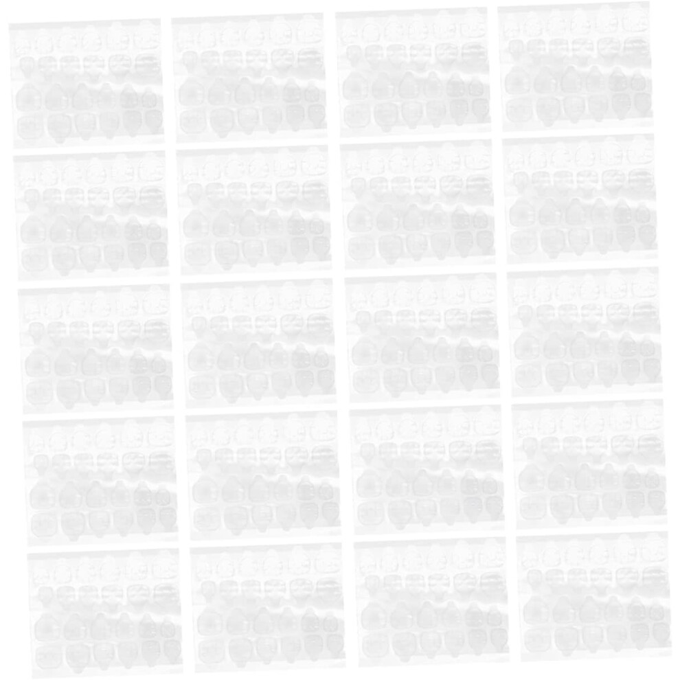 Hkhbjs 20 Sheets Nail Glue Stickers For False Nail Tips Adhesive Double-Sided Tabs For Easy To Apply And Remove