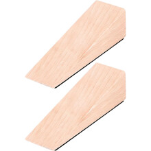 Türstopper-Keile aus Holz mit rustikalem, dekorativem Design, 2 Stück