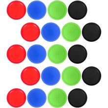 20pcs Air Hockey Table Pucks Replacement 64mm Plastic Round Pucks with Smooth Surface