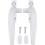 2-teiliges Set moderner Aluminium-Fenstergriffe 1
