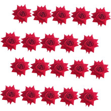 20 realistische künstliche Rosenblütenköpfe, strapazierfähiges Stoffmaterial