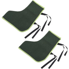 2 Stück Schweißerschuhüberzüge, verstellbare, robuste Canvas-Stiefelüberzüge, flammhemmend