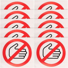 20pcs 30mm No Touch Warning Label Stickers Adhesive Safety Sign Decals Electrical Machine