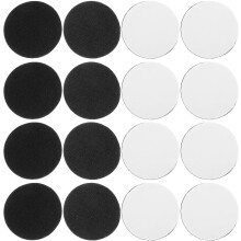 20 Pairs Self Adhesive Hook and Loop Dots Black Nylon and Polyester Multipurpose