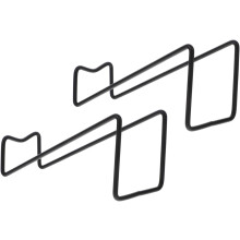 2er-Set Weinflaschenhalter, Weinflaschen-Präsentationsständer, kompakt, multifunktional