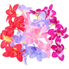 20 künstliche Orchideenblüten als Dekoration für Sushi-Teller, aus robustem Stoff und Kunststoff