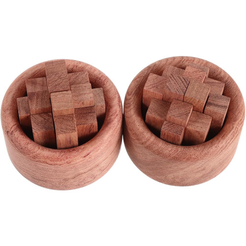 Set van 2 etherische olie diffusers van natuurlijk hout, draagbare houten aromatherapie diffusers voor thuisgebruik