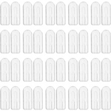 20 Paar weiche Silikon-Nasenbrückenpads zum Einstecken für Brillen, Ersatzset mit rutschfesten, schweißresistenten Kissen