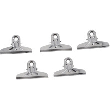 20 Stück Edelstahl-Zeichenbrettklammern, Aktenordnerklammern für Büro, Schule und Zuhause, 7,5 cm