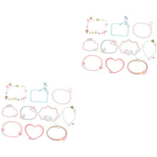 20 DIY-Deko-Aufkleber für Scrapbooking, Bastelarbeiten, Partygeschenke
