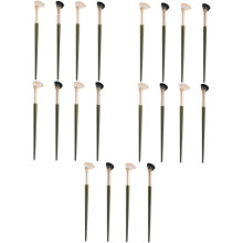 20-teiliges Set Nasenkonturpinsel, abgeschrägter Lidschattenpinsel für Augenringe, Schwellungen, Gesicht, Augenbrauen, Augen-Make-up-Werkzeug