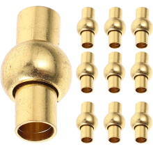 20 kleine goldene Magnetverschlüsse für Schmuck-DIY-Halsketten und Armbänder