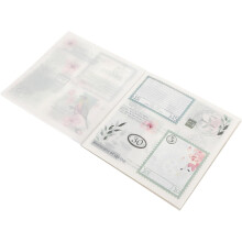 20 Blatt dekorative Frühlingsaufkleber für Bastelarbeiten, Journaling, Scrapbooking-Set