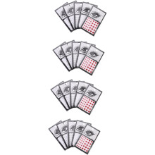 20 Blatt Glitzer-Acryl-Gesichtsaufkleber, Augenaufkleber für Festival-Accessoires, Gesichtsschmuck, Glitzer für Gesichtsdekorationen