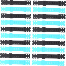 Ear Rope Buckle and Extender 20pcs Set Adjustable Silicone Non-slip Strap Hooks