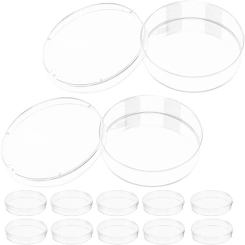 Plastic Petri Dishes and Tissue Engineering with Secure Lids 20pcs Practical Design