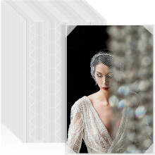 20 Blatt selbstklebende PVC-Eckenverbinder für Fotos, 1,1 cm x 1,15 cm, zur Bildermontage