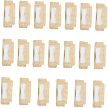 1 Paar abnehmbare Schuhclips mit Strassschleife