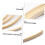14pcs Natural Bamboo Dream Catcher Hoops e guirlanda Loop Frames para artesanato de bricolagem 3