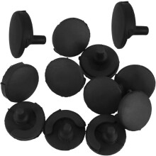 20-teiliges Zubehörset für Heißluftfritteusen aus Silikon mit effektiver Polsterung und vielseitigem Design, schwarze, rutschfeste Tablettfüße