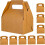 20pcs Kraft Paper Food Boxes Takeaway Packaging Containers Small Size 1