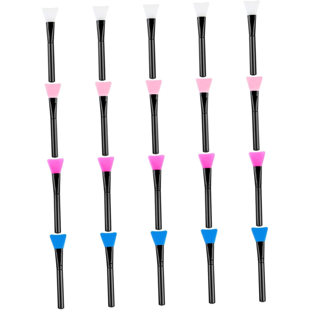 Hkhbjs 20Pcs Silicone Face Mask Brush Applicator Mask Beauty Instrument