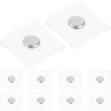 20 Paar unsichtbare Magnet-Druckknöpfe zum Annähen an Kleidung und Taschen, aus PVC