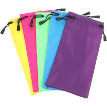 20 bunte Brillenetuis mit Kordelzug, Sonnenbrillen-Organizer