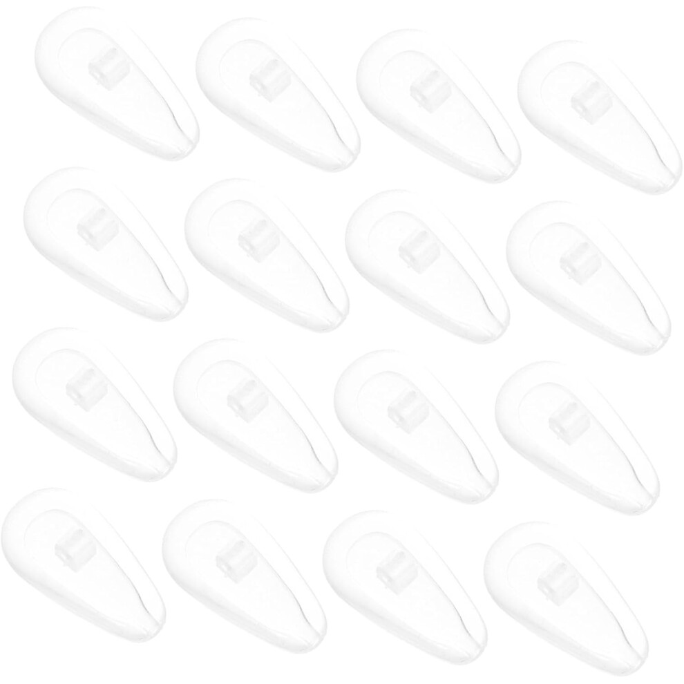 Hkhbjs 20Pairs Silicone Slip Nose Pads Replacement Kit For Eyeglasses Non-Slip Cushion Nose Grips Cushion